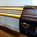 Funeral accessories, coffin